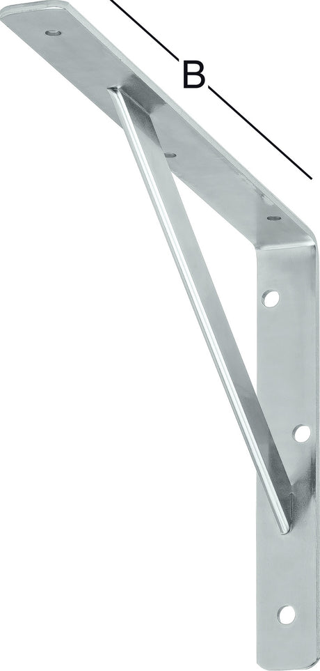 VORMANN Stegkonsole 300x200x30 mm, Stahl verzinkt, Tragfähigkeit 300 kg