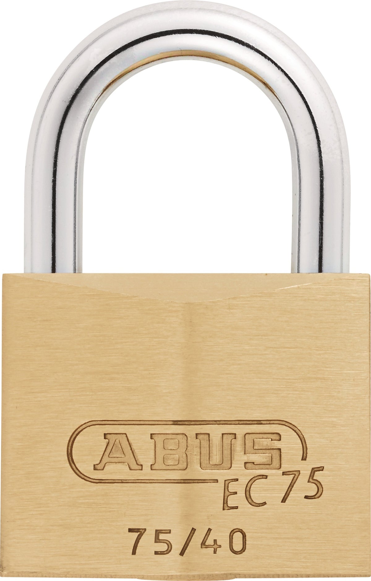 ABUS Zylindervorhangschloss 75/30 VS – Messing, gehärteter Stahlbügel, NANO PROTECT™