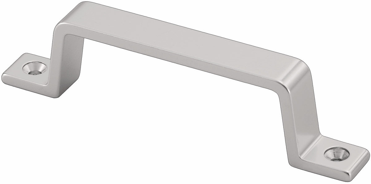 HERMETA Handgriff Aluminium silberfarbig eloxiert 110 mm – 2 Löcher, C2C-zertifiziert