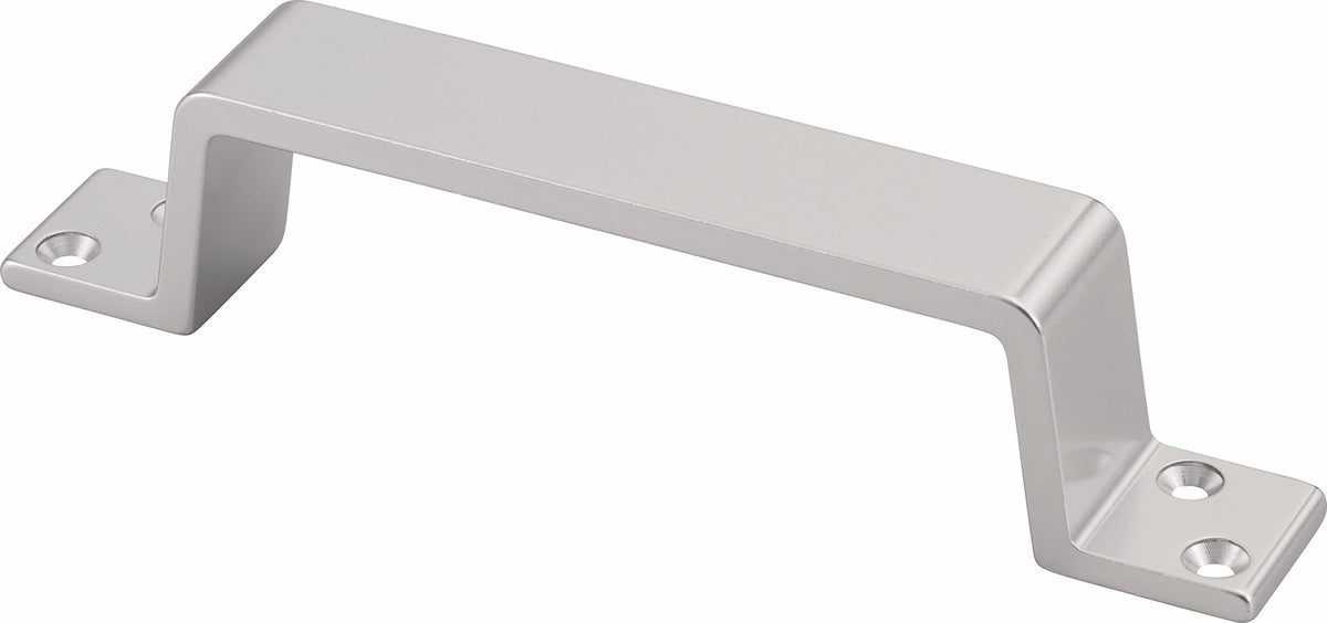 HERMETA Handgriff Aluminium silberfarbig eloxiert 110 mm – 2 Löcher, C2C-zertifiziert