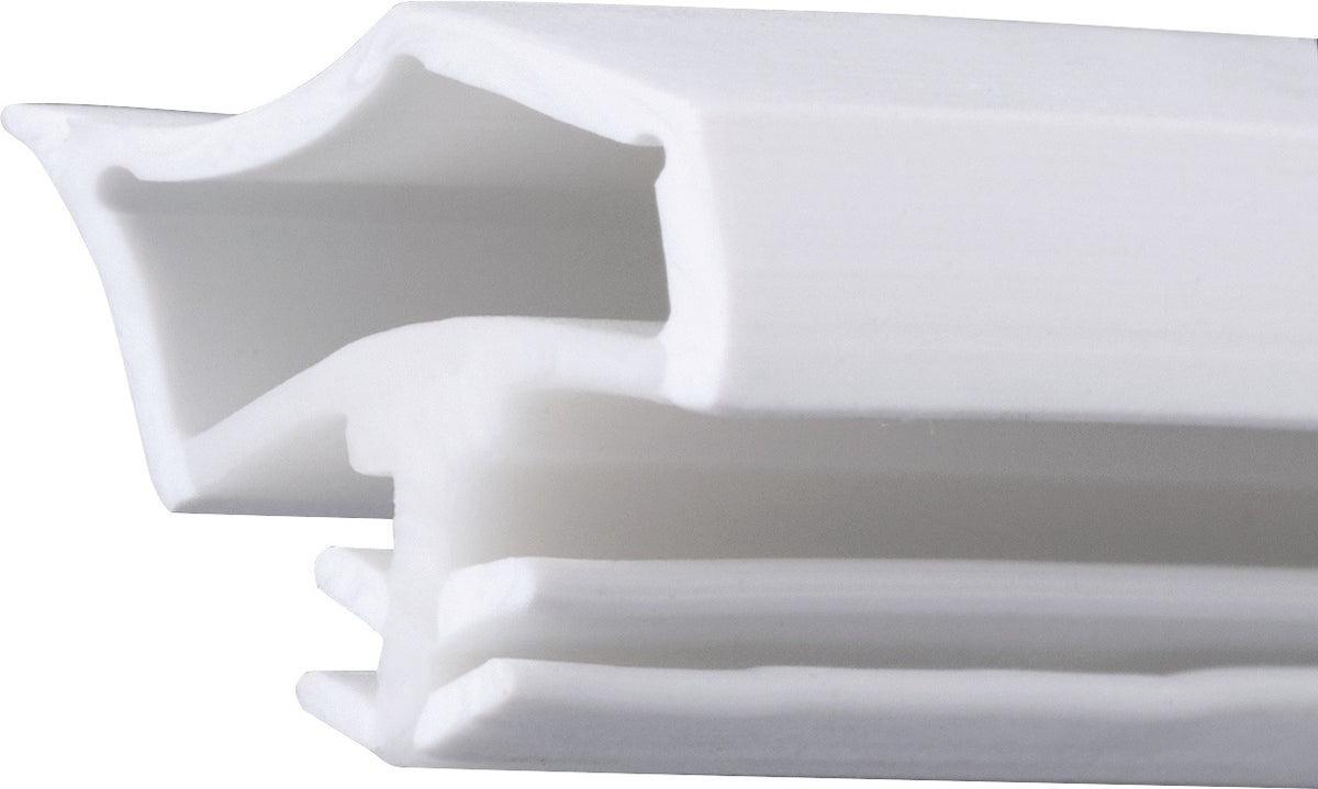 Zimmertürdichtung ADTP-433-2K von GFA – 2-Komponenten-Profil, Nut 4 mm, Falz 12 mm, 5 m