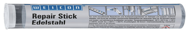 WEICON Repair Stick Edelstahl grau 115g – 2K-Reparaturkleber, NSF-zugelassen