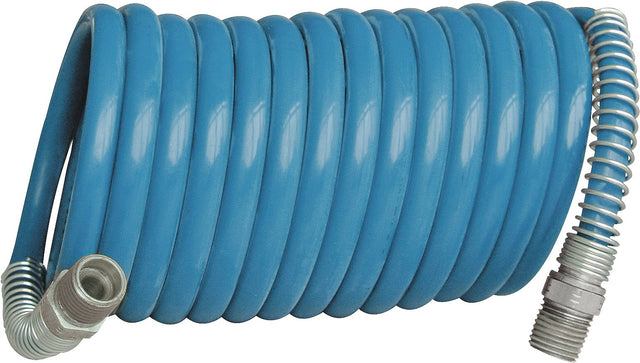 EWO Spiralschlauchset ID 6mm AD 8mm 5m G 1/4 Zoll – Knickfest, Polyamid, -40 bis +100°C
