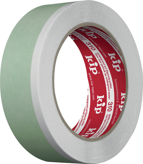 KIP Duoband 310 Doppelseitiges Klebeband grün/weiß 25 mm x 25 m – 12 Rollen