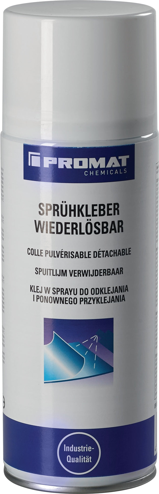 PROMAT CHEMICALS Sprühkleber wiederlösbar transparent 400 ml Spraydose – 12 Stück