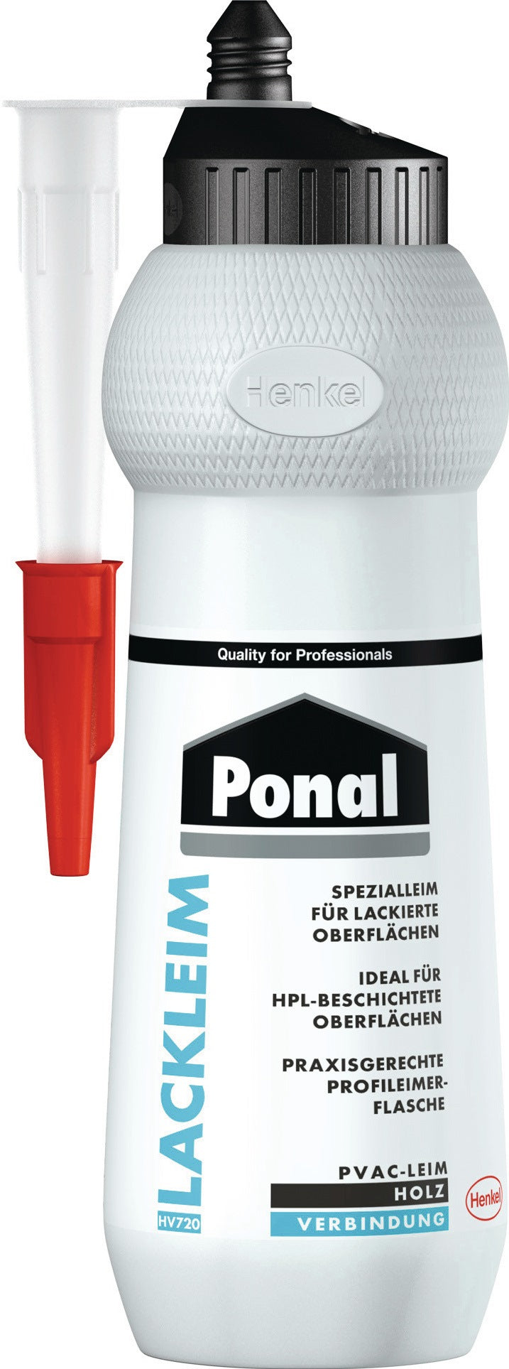 Ponal Lackleim 400 g Flasche – Hochfester Kleber für Holz und lackierte Oberflächen, 12er Pack