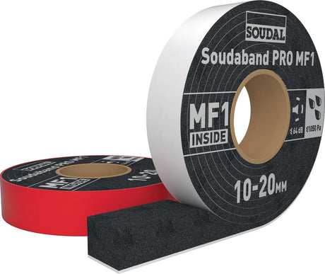 SOUDABAND PRO MF1 Multifunktionsdichtband 63/6-15mm x 8m schwarz von SOUDAL