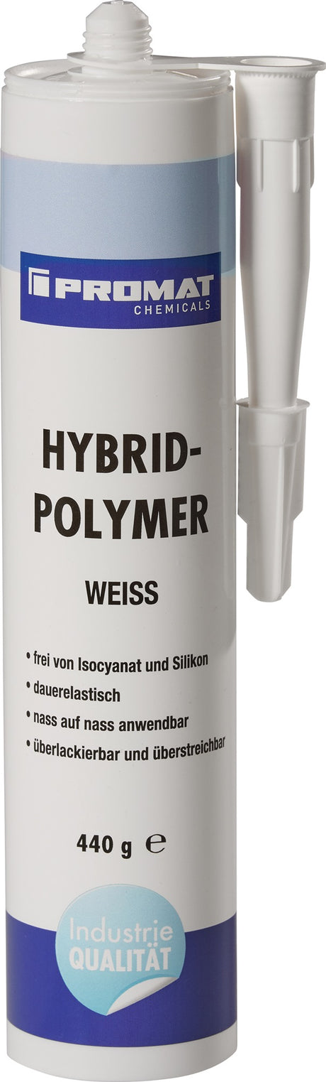 1K-Hybrid-Polymer weiß 440g Kartusche PROMAT CHEMICALS – MS Polymer Kleber, elastisch & überlackierbar
