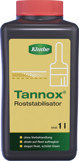 KLUTHE Roststabilisator Tannox® 250 ml Flasche – Stoppt Rost und schützt Eisen- und Stahlteile