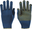 HONEYWELL PolyTRIX BN 914 Strickhandschuhe Gr.7 blau/gelb EN 388 PSA II – 10 Paar