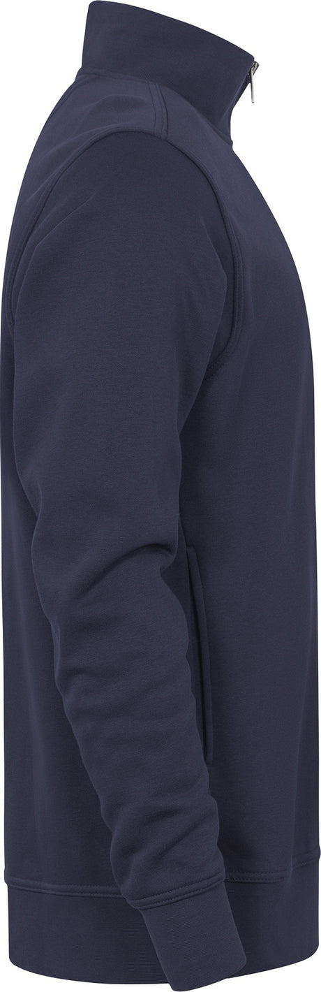 PROMODORO Sweatshirt Troyer Side Pocket Gr. M navy – 325 g/m², OEKO-TEX® Made In Green