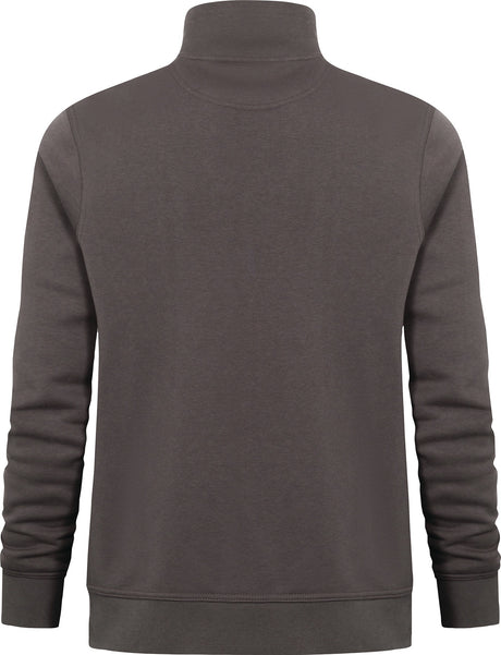 PROMODORO Sweatshirt Troyer Side Pocket charcoal Gr. M – 325 g/m², OEKO-TEX® Made In Green