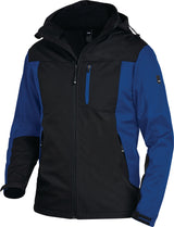 FHB Softshelljacke JANNIK Gr. M anthrazit/schwarz – wasserabweisend, winddicht, atmungsaktiv