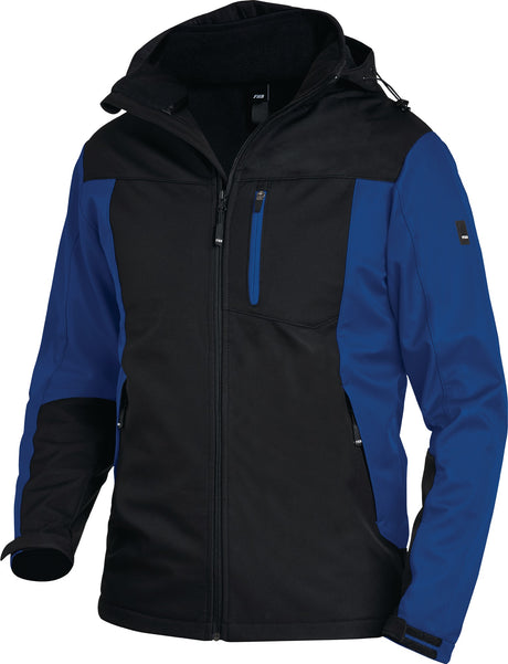 FHB Softshelljacke JANNIK Gr. M anthrazit/schwarz – wasserabweisend, winddicht, atmungsaktiv