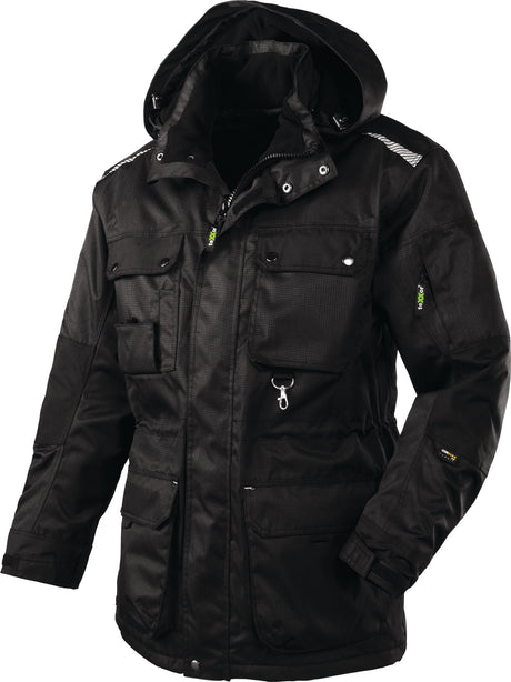 TEXXOR Winterjacke BOSTON Größe S schwarz – Wasserdicht, Atmungsaktiv, EN 343 Kl. 3/3
