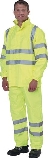 ASATEX Warnschutz-Regenjacke PREVENT Gr. M orange – EN 20471 Kl. 3, wind- und wasserdicht