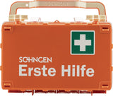 Erste Hilfe Koffer DYNAMIC-GLOW L von SÖHNGEN – DIN 13169, orange, ABS-Kunststoff
