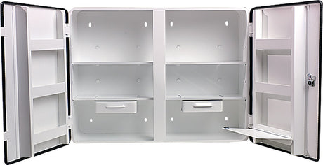 SÖHNGEN Verbandschrank LONDON, 2-türig, weiß, Stahlblech, abschließbar, inkl. Zubehör