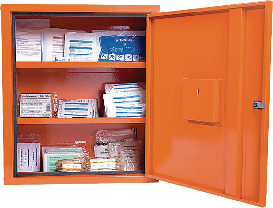 SÖHNGEN Verbandschrank EUROSAFE B490xH560xT200 mm orange 1-türig abschließbar