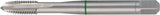 RUKO Maschinengewindebohrer DIN 371B M3x0,5 mm HSS-Co5 6H für Durchgangsgewinde