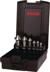 RUKO Kegelsenkersatz ULTIMATECUT 4S 90° HSS 6,3-25 mm 5-teilig