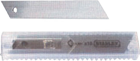 STANLEY Abbrechklinge 0-11-325 | 110 x 25 x 0,7 mm | 7 Sollbruchstellen | 10 Stück im Sicherheitsspender