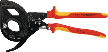 KNIPEX Kabelschneider VDE 250 mm für Cu- und Al-Kabel bis 240 mm²