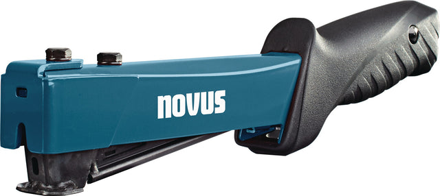 NOVUS Hammertacker J-044 Vollmetall für Flachdrahtklammern 6-12 mm