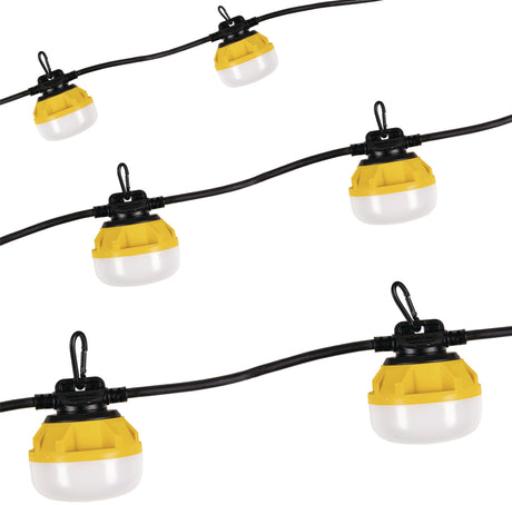 LED S WORK Lichterkette 60 W 6600 lm neutralweiß IP54 für Baustellen