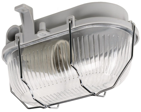 LED S LIGHT Bulk Head Außenleuchte max. 60 W IP44 grau E27