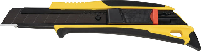 TAJIMA Cuttermesser DFC569B mit 18 mm Klinge und Automatik-Rückzug, Metallgehäuse, 185 mm