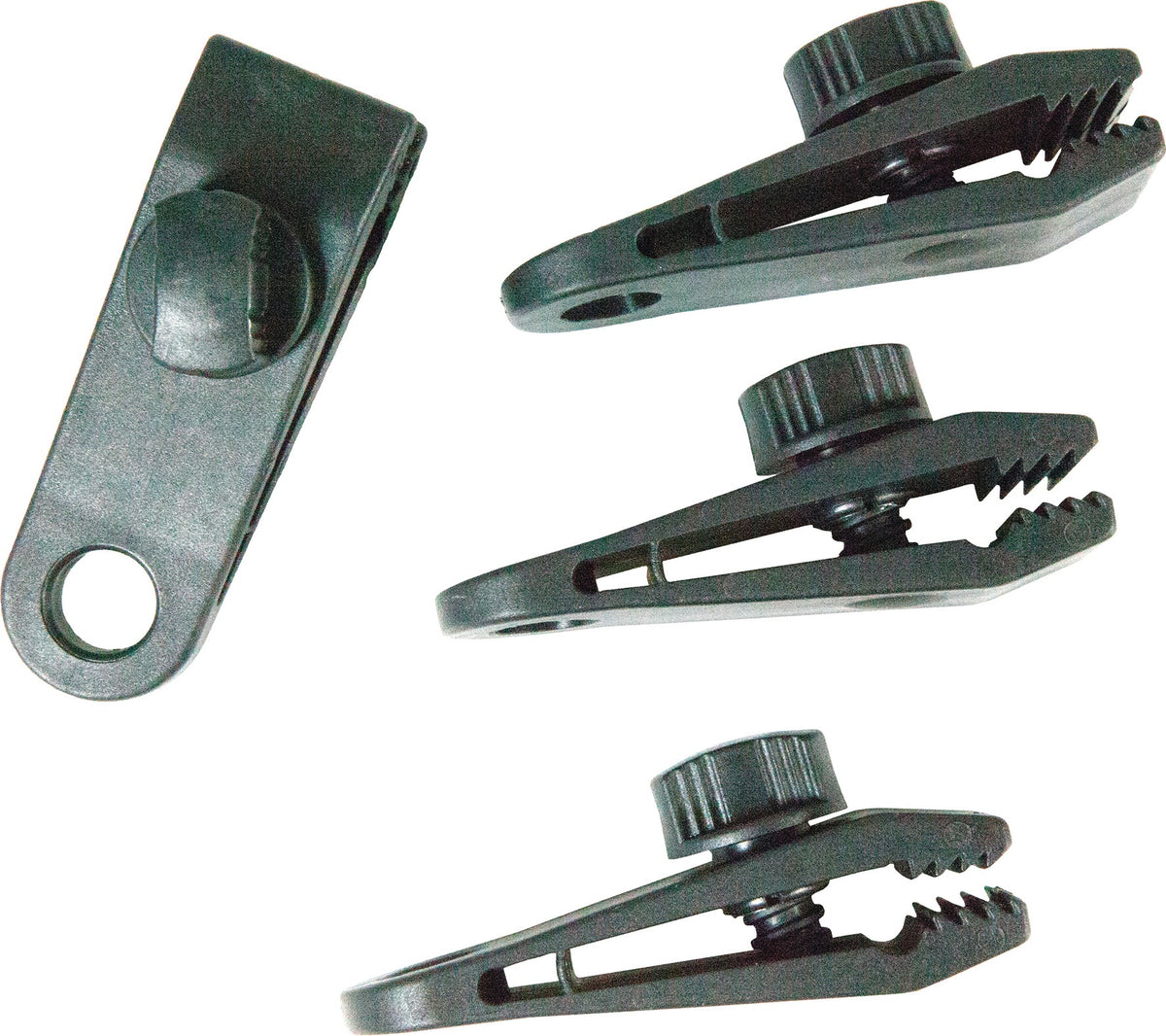 Windhager Planenclip-Set 8 Befestigungsclips mit Schrauben – Zur Fixierung von Planen und Sonnensegeln