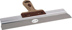 380 mm / Edelstahlblatt 0,4 mm / Ledergriff