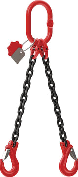 DOLEZYCH Kettengehänge 1-strängig 1120 kg Nutzlänge 1000 mm, 6 mm Kette