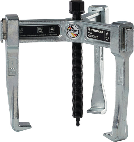 PROMAT Abzieher Spann-T. 100 mm Spann-W. 150 mm – dreiarmig, werkzeuglos verstellbar