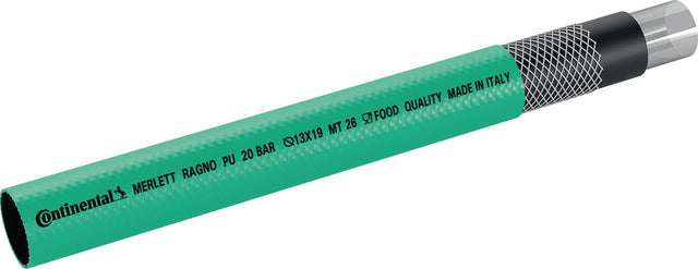 Gewebeschlauch Ragno PU 6 mm x 10 mm, 100 m, grün, CONTINENTAL – Druckluft- und Farbspritzschlauch
