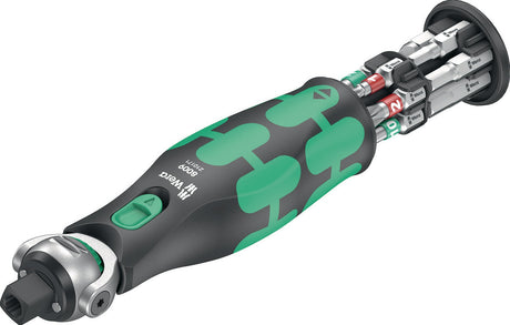 WERA Steckschlüsselsatz 8009 Zyklop Pocket Set 2 19-teilig 3/8" + 1/4" mit 72 Zähnen