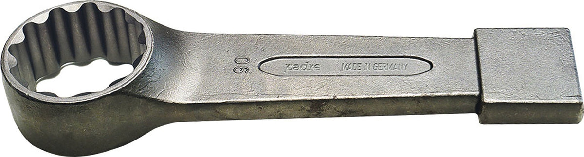 PADRE GERMANY Schlagringschlüssel 845 SW 100 mm CV-Stahl – Extra tiefe Ausführung nach DIN 7444