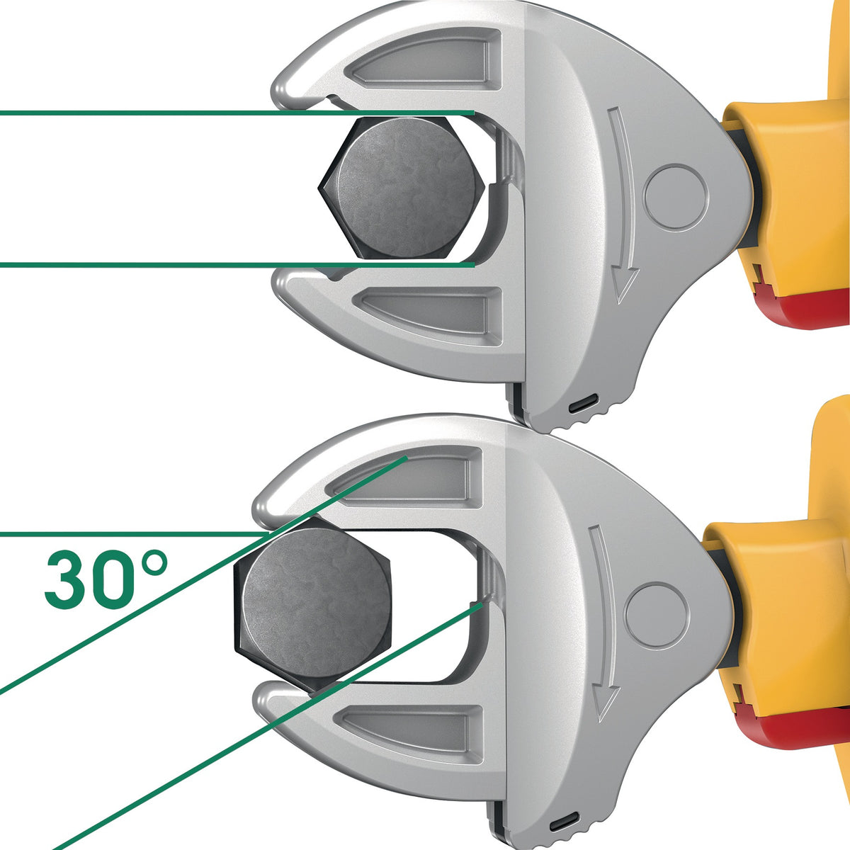 WERA Maulschlüsselsatz 6004 Joker 4 Set 1 VDE – selbstjustierend, 7–19 mm, 4-teilig