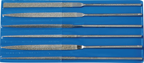 PROMAT Diamantnadelfeilensatz 140 mm 6-teilig D 126 für gehärteten Stahl, Hartmetall, Keramik und Glas