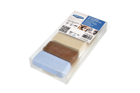 OSBORN Polierset 6-teilig Ø 85/80 mm für Bohrmaschine – Vorpolieren und Abglänzen