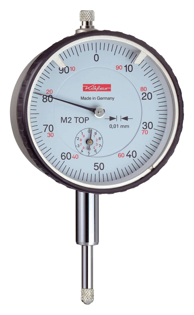 KÄFER Messuhr M3 T analog 5 mm Messbereich 0,01 mm Ablesung