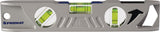 PROMAT Wasserwaage Torpedo 25 cm ± 1,0 mm/m – aus Druckguss mit Seltenerdmagneten und Spiegellibelle