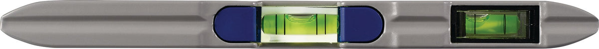 PROMAT Wasserwaage Torpedo 25 cm ± 1,0 mm/m – aus Druckguss mit Seltenerdmagneten und Spiegellibelle