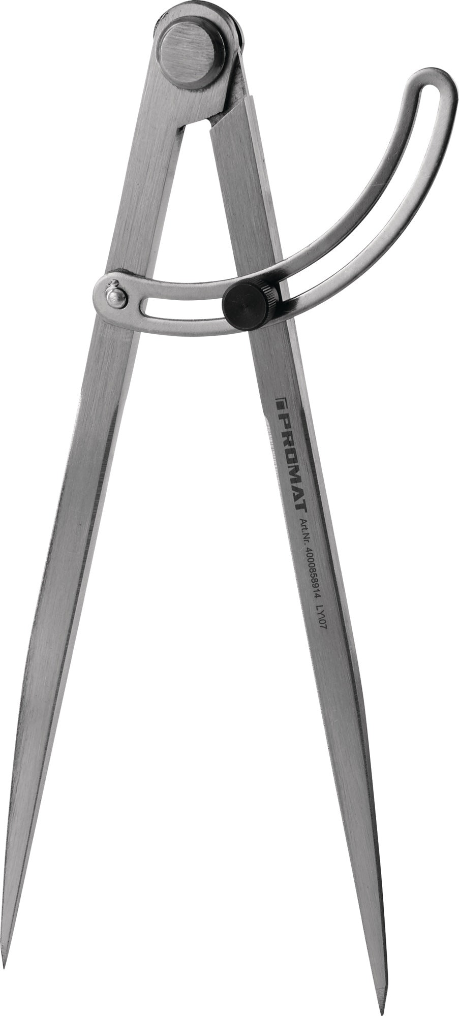 PROMAT Spitzzirkel 150 mm mit Nietscharnier – Präzisions-Anreißwerkzeug