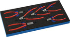 Leereinlage / 4000 871 309, 6-teilig / f.Zange 4000871309,6-tlg.KNIPEX