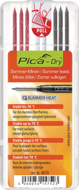 Pica-Dry Minenset 10x weiß wasserstrahlfest – Ersatzminen für Pica-Marker
