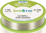 FELDER Lötdraht ISO-Core UltraClear 1mm 100g Sn100Ni+ bleifrei halogenfrei