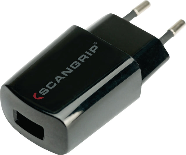 SCANGRIP USB-Ladegerät 2A – Kompaktes Ladegerät für USB-kompatible SCANGRIP-Produkte
