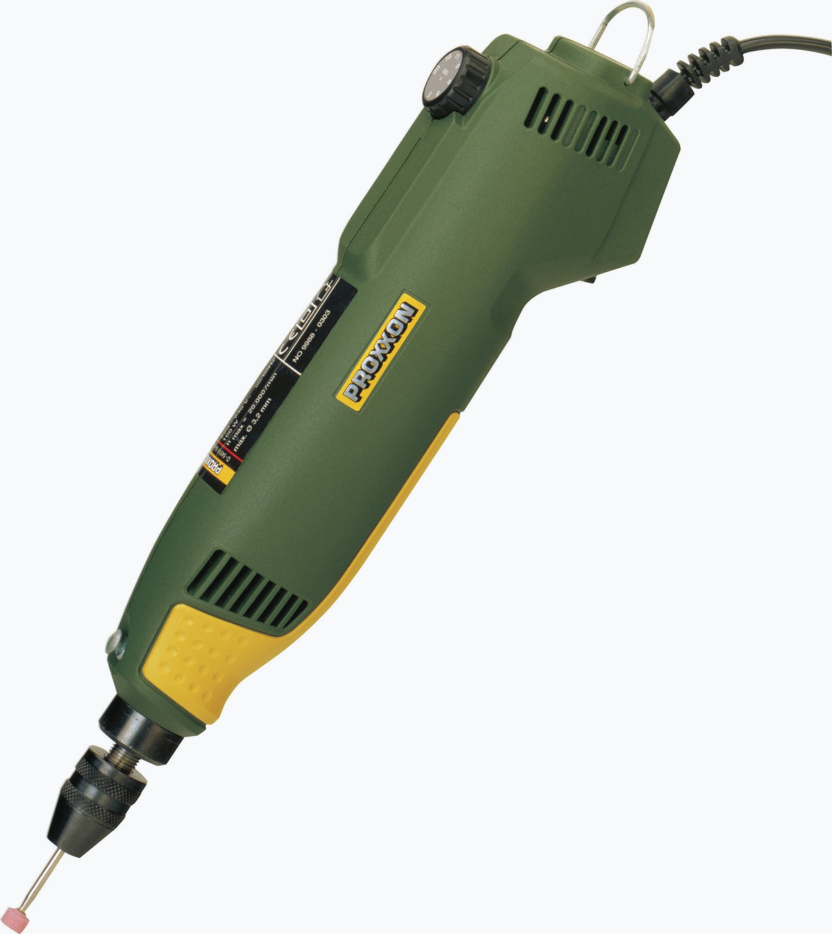 PROXXON Feinbohrschleifer FBS 240/E – 100 W, 5000–22000 min-¹, für Bohren, Fräsen, Schleifen